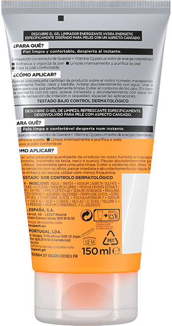 Gel Limpiador Energizante Men Expert Hydra Energetic